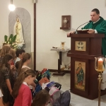 Poświęcenie tornistrów i przyborów szkolnych